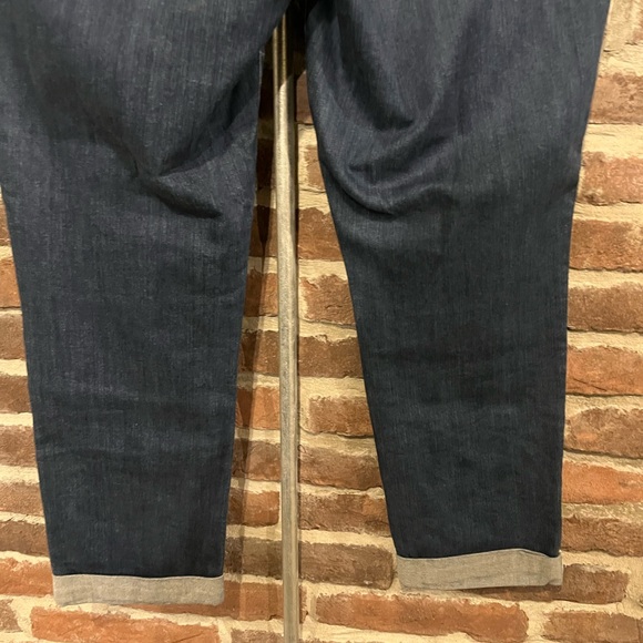 NYDJ Patchwork Crop Jeans with Distressed Detail Size 10 - Picture 7 of 13